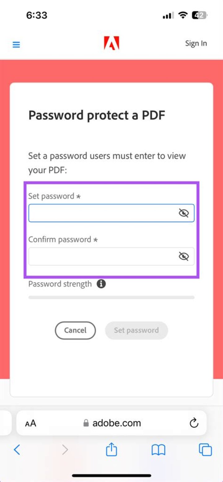 Add password to pdf - How To Discuss