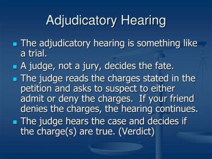 Adjudicatory hearing - How To Discuss
