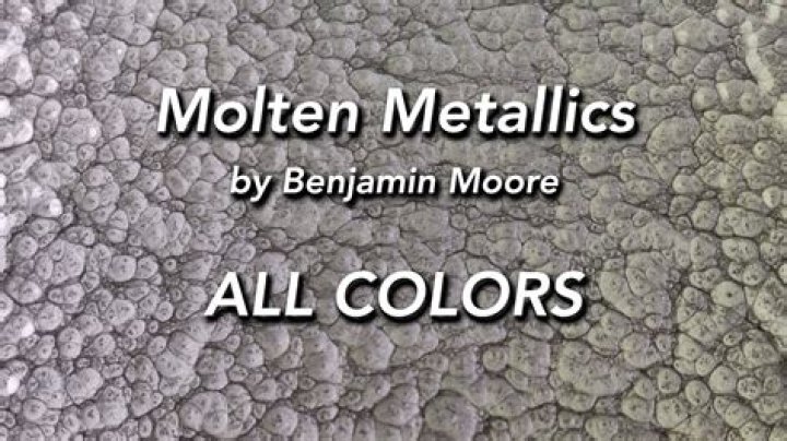 Benjamin Moore Molten Metallic Paint