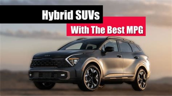 Best mpg suv - How To Discuss