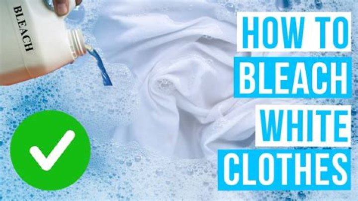Bleach white - How To Discuss