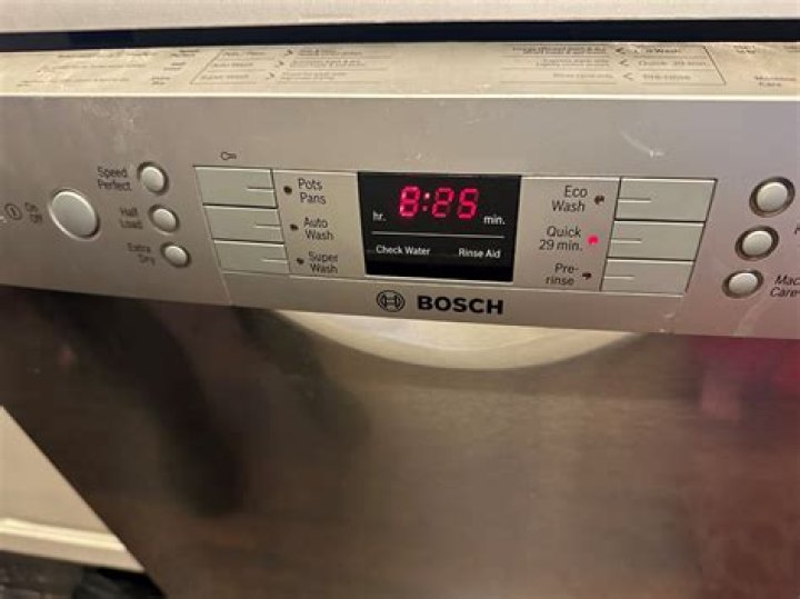 Bosch Check Water Dishwasher - How To Discuss