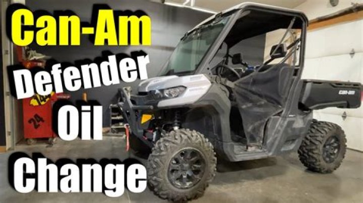 Can Am Defender Maintenance