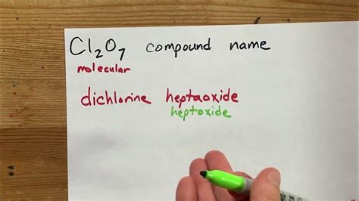 Cl2o7 Compound Name - How To Discuss