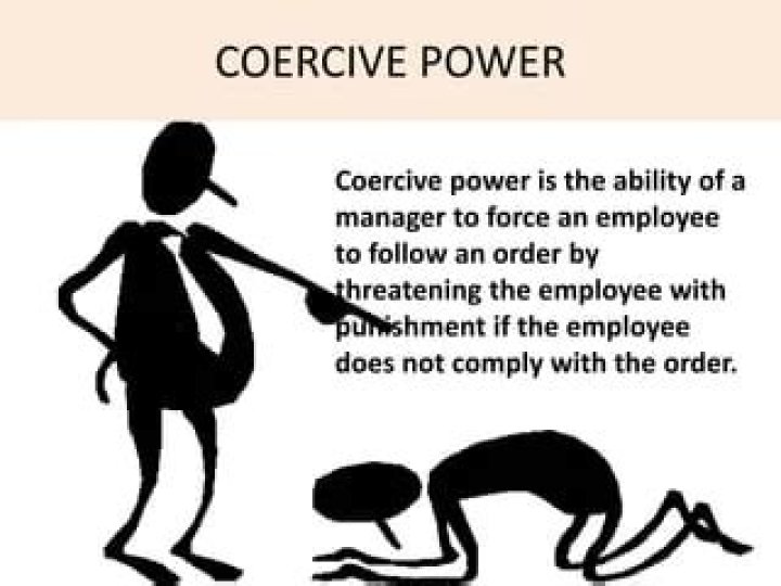 Coercive power - How To Discuss