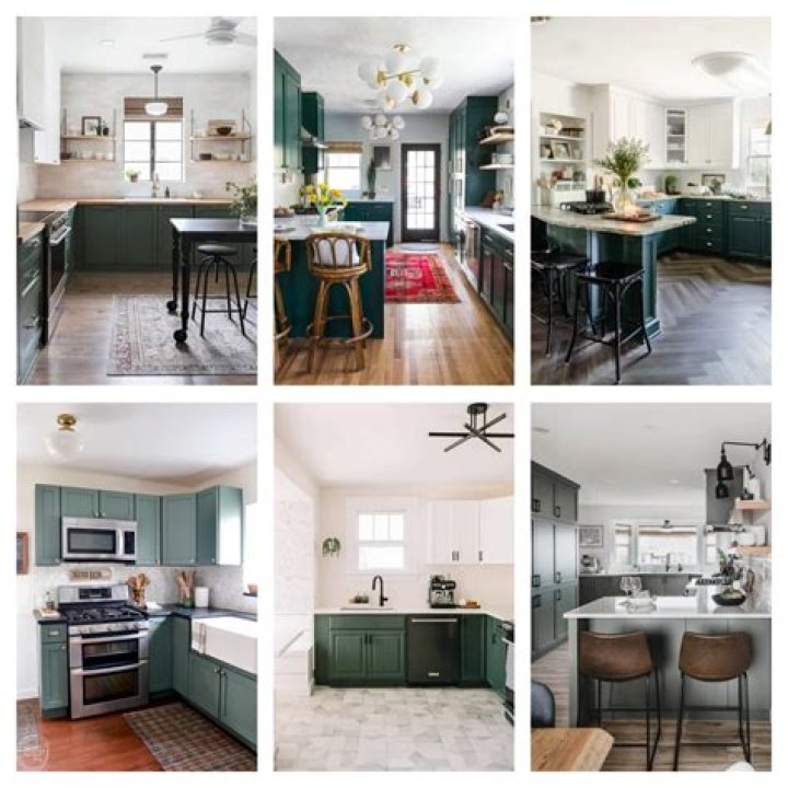Dark green cabinets - How To Discuss