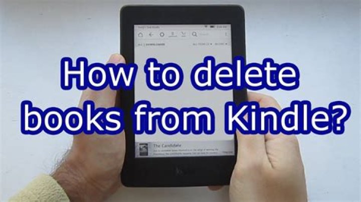 Delete books from kindle - How To Discuss