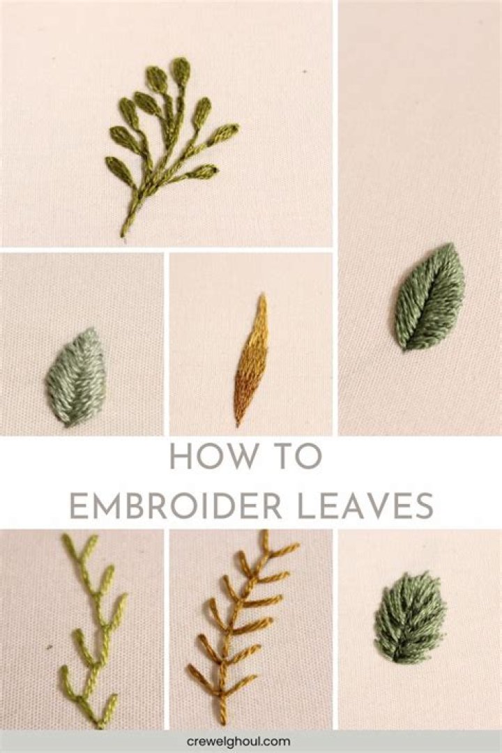 Embroidery - How to Embroider