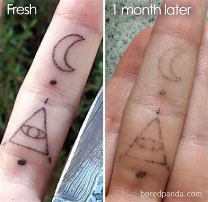 Finger Tattoo Faded After A Week