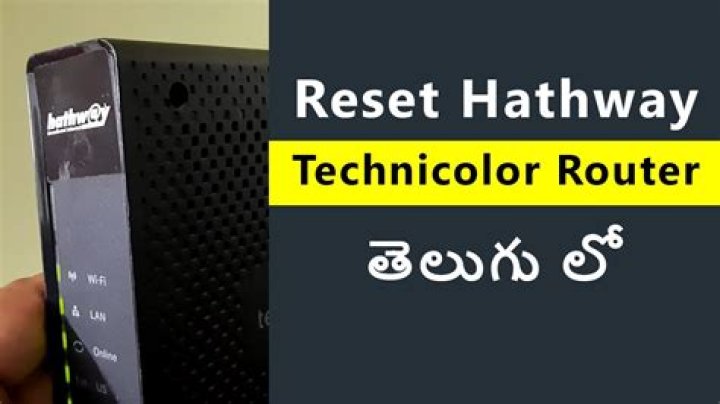 Hathway Router Reset - How To Discuss
