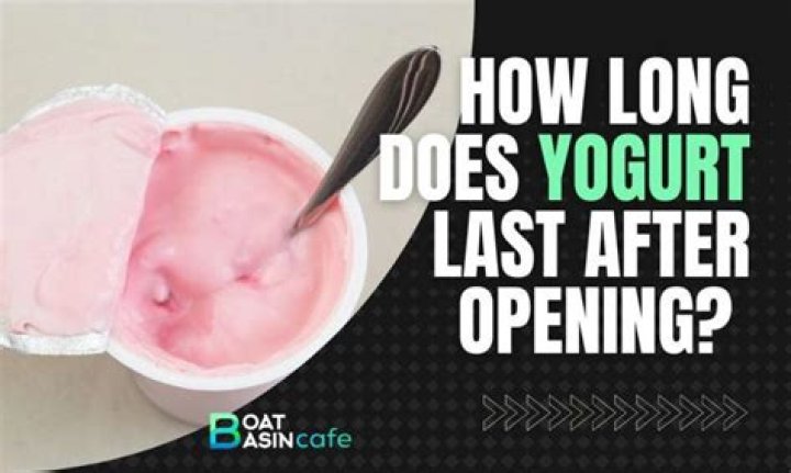 How Long Is Yogurt Good For After Opening