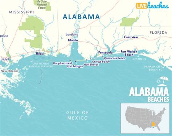How Much Coastline Does Alabama Have