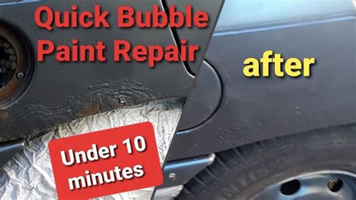 How Much To Repair Rust Bubble