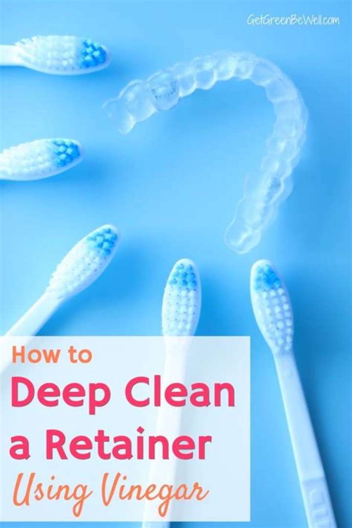How To Clean Retainers With Vinegar