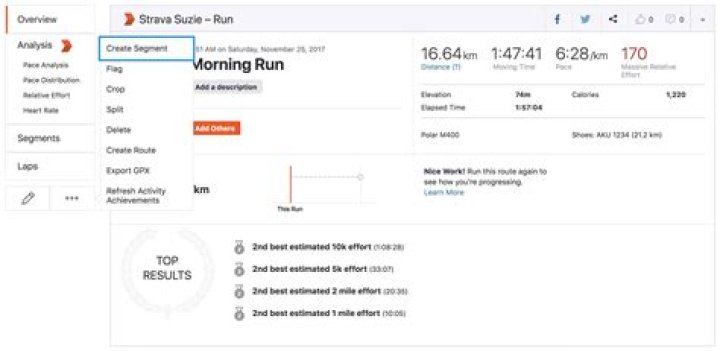 How To Create A Segment On Strava