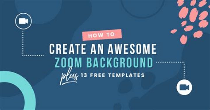 How to create a zoom background