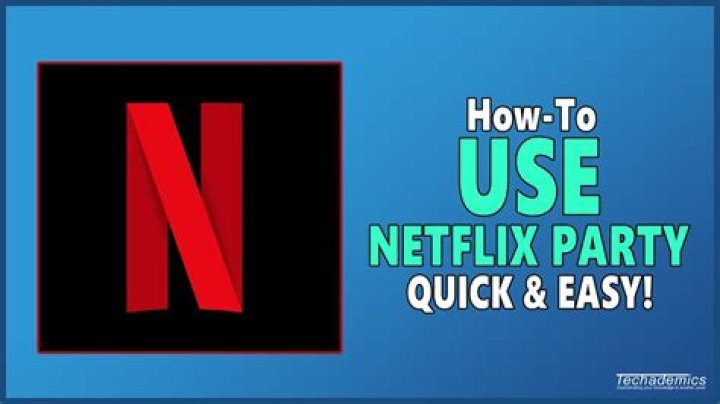 How to do netflix party