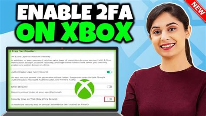 How to enable 2fa on xbox