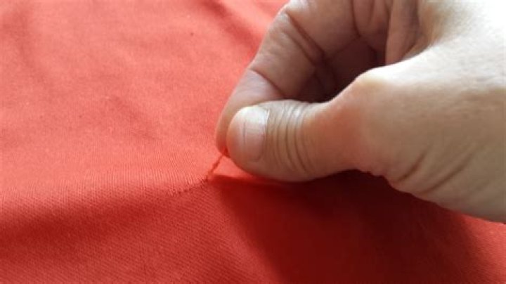 How To Fix A Snag In Polyester