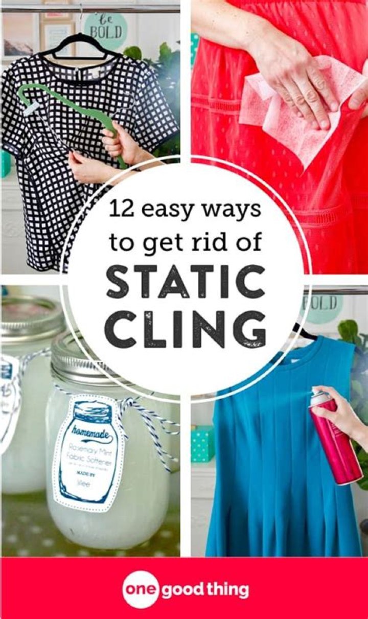 How to get static out of clothes