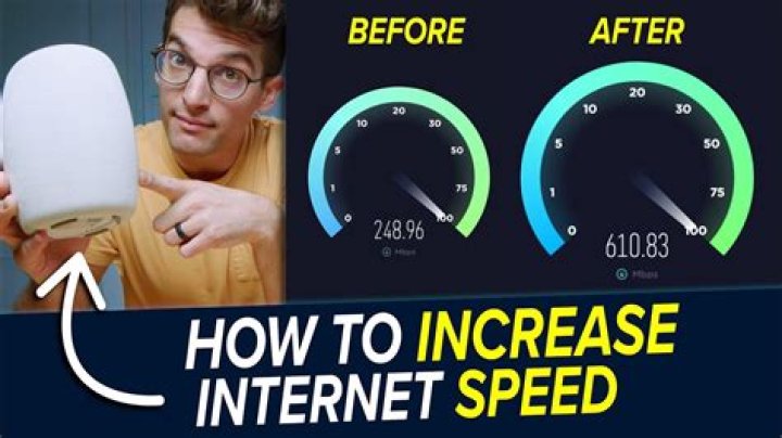 How to improve internet speed