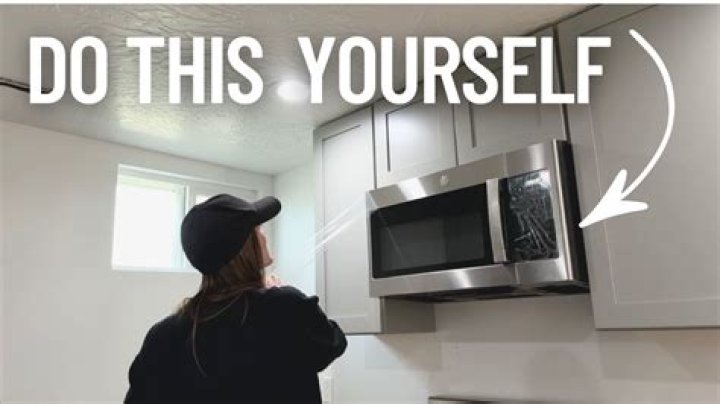 How to install over the range microwave