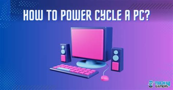How To Power Cycle Computer