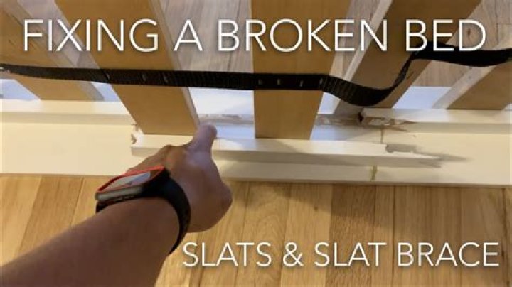 How To Repair Broken Bed Slats