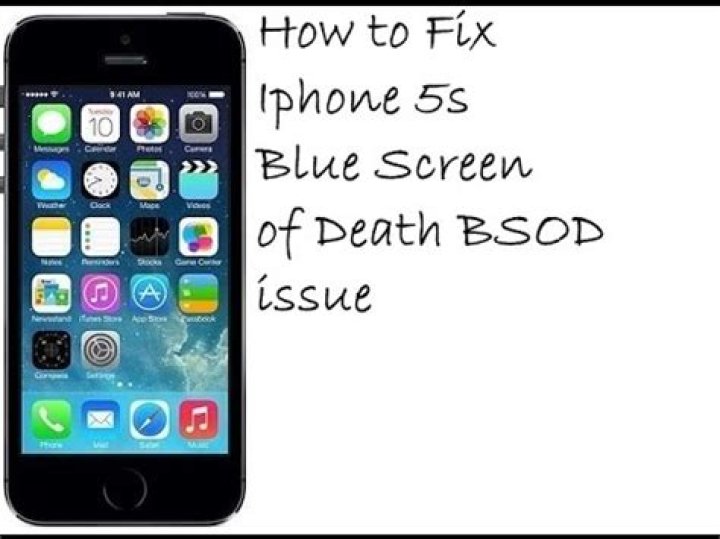 How To Repair Iphone 5S Blue Screen