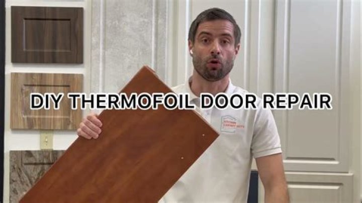 How To Repair Peeling Thermofoil Cabinet Doors
