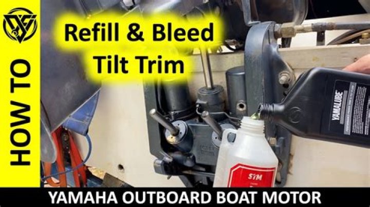 How To Repair Power Tilt And Trim Slow Leak
