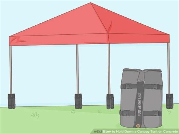 How To Secure A Pop Up Canopy On Concrete
