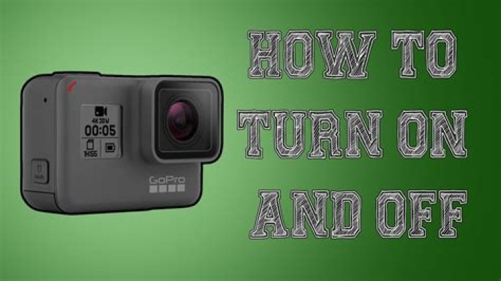How To Turn Off Gopro Hero 5 Black