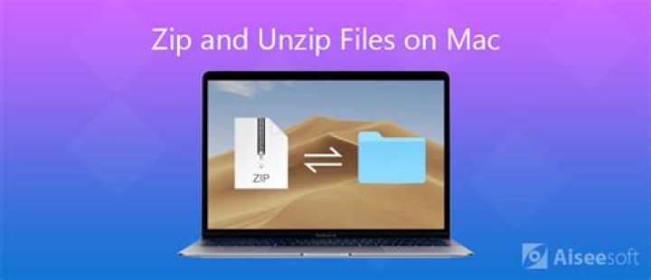 How to zip a file on mac