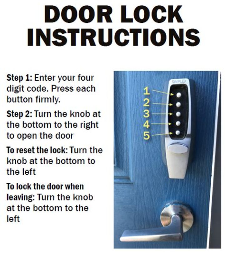 Key code door lock - How To Discuss