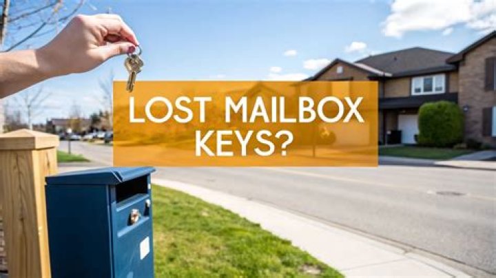 Lost Mailbox Key Hoa - How To Discuss