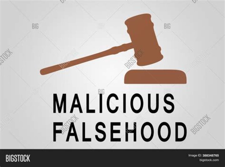 Malicious falsehood - How To Discuss