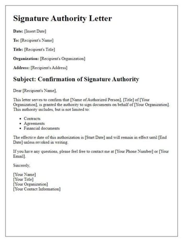 Manual Signature Authority - How To Discuss
