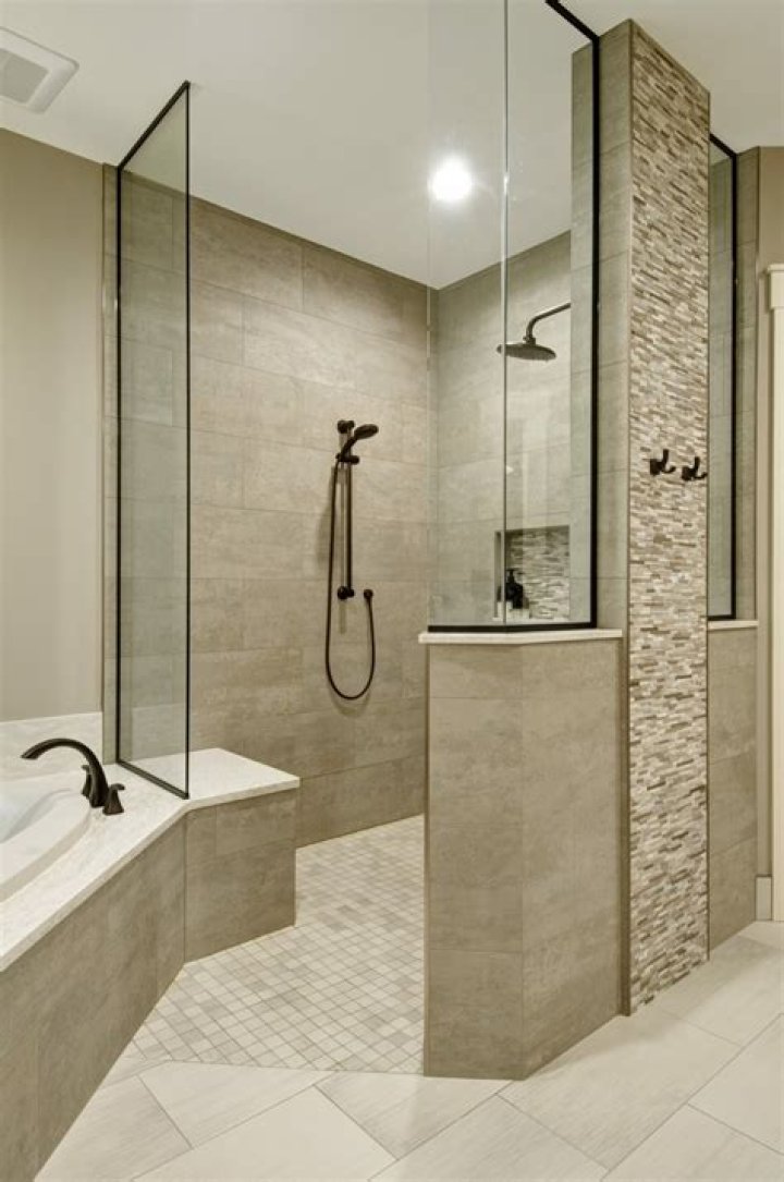 Master bathroom walk in shower ideas