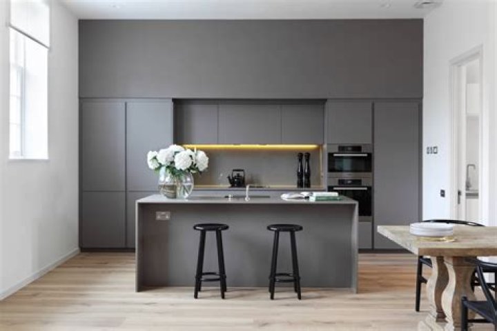 Modern grey kitchen cabinets - How To Discuss