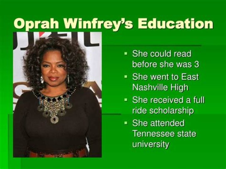 Oprah Winfrey Education Degrees - How To Discuss