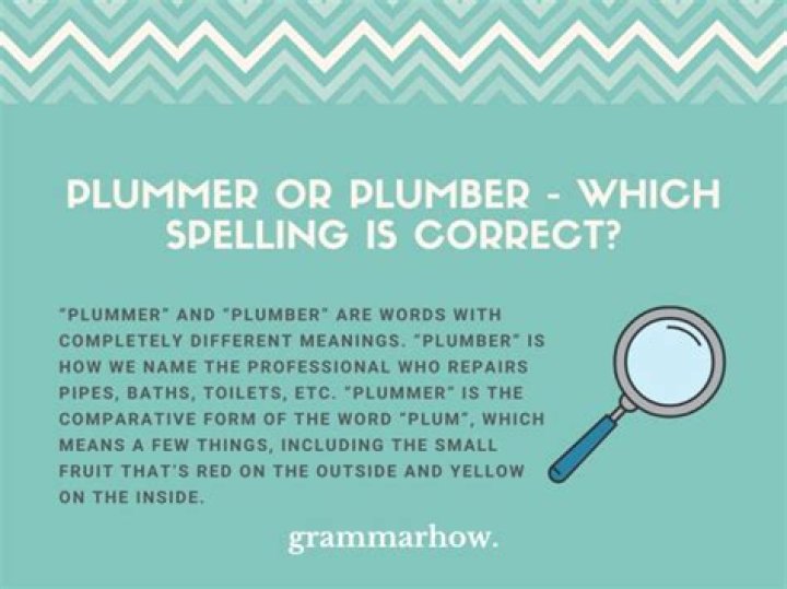 Plummer Or Plumber - How To Discuss