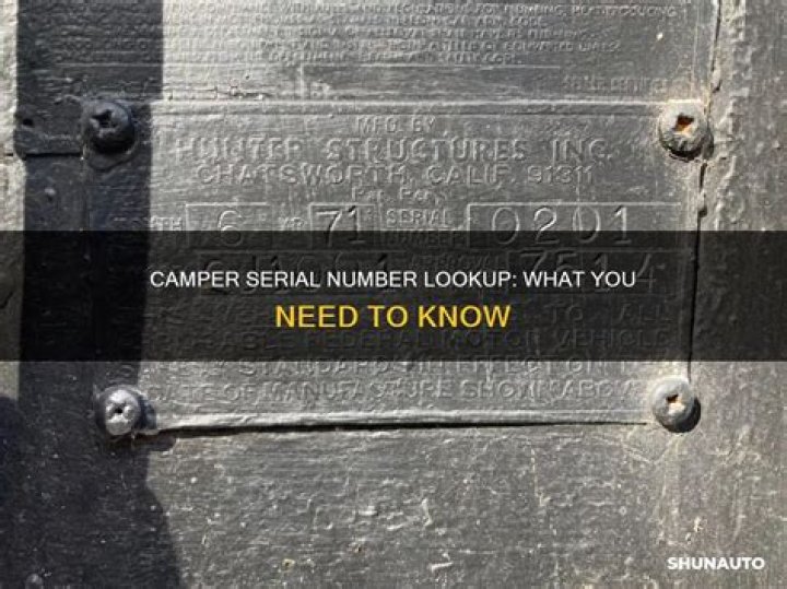 Question: Are Camper Serial Number Lookup