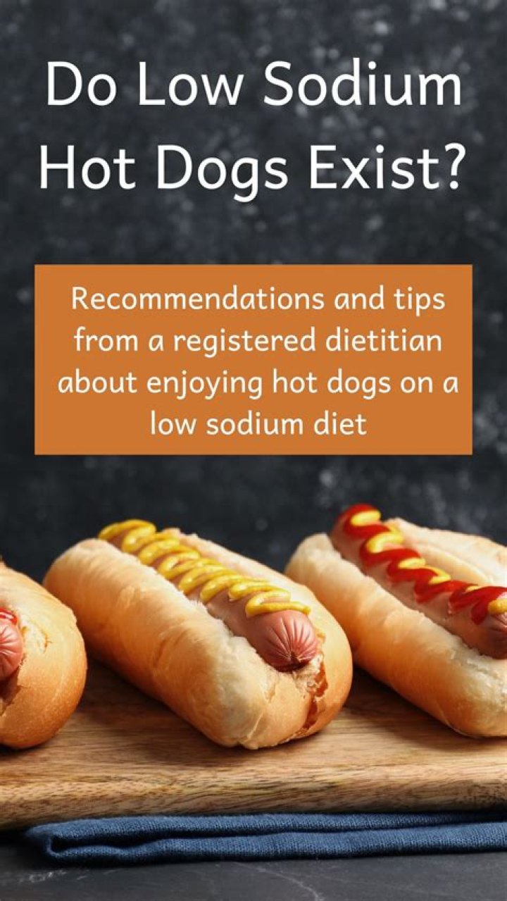 Question: Are There Low Salt Hot Dogs