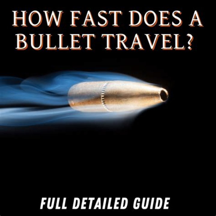 Question: How Fast Does A Bullet Travel Speed Of Sound