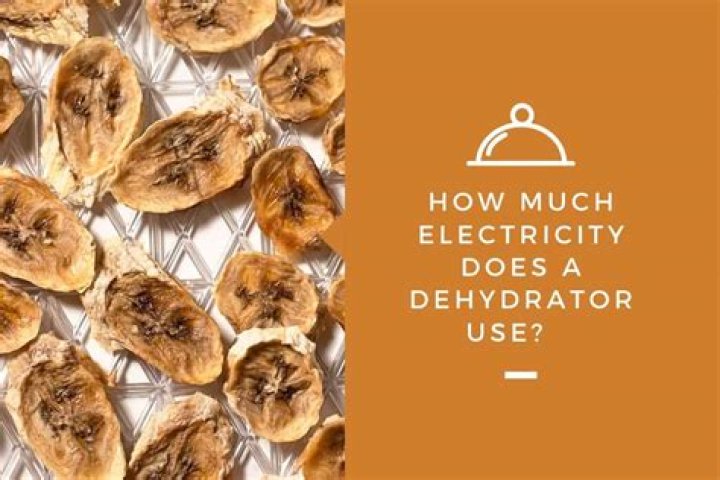 Question: How Much Electricity Does A Dehydrator Use