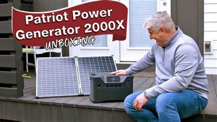 Question: How Much Is The Patriot Power Generator