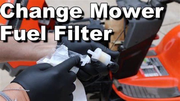 Question: How To Change Fuel Filter On Craftsman Riding Lawn Mower