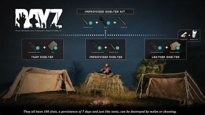 Question: How To Make A Improvised Tent Dayz