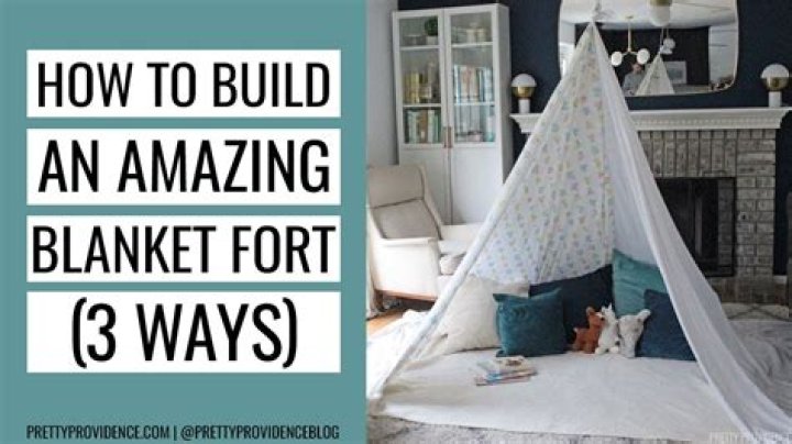 Question: How To Make A Tent In Your Room Out Of A Blanket On Your Bed
